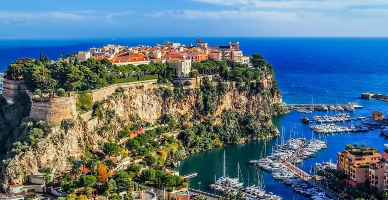 Luxurious Flat At 5 Min By Walk To Monaco, Free Parking And Sea View Lägenhet Beausoleil Exteriör bild