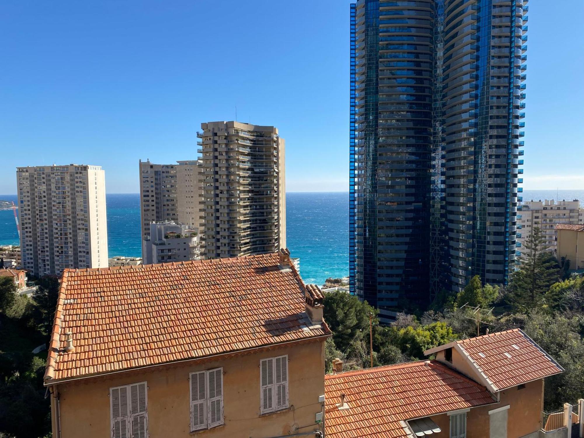 Luxurious Flat At 5 Min By Walk To Monaco, Free Parking And Sea View Lägenhet Beausoleil Exteriör bild